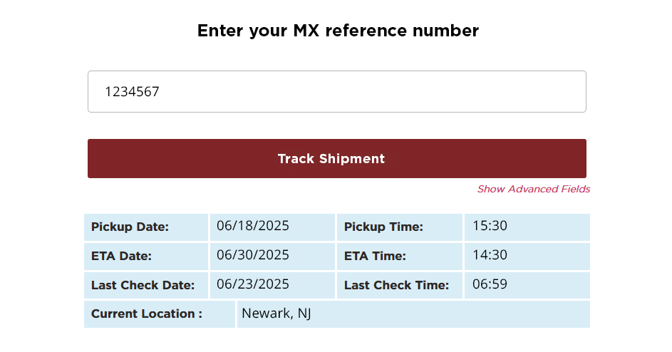 Track Shipment